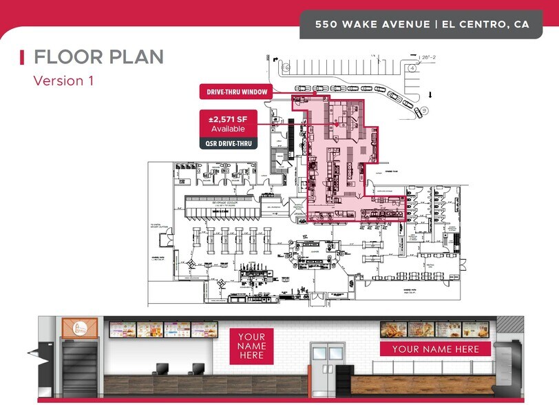 550 Wake Ave, El Centro, CA à louer - Plan d’étage - Image 3 de 6
