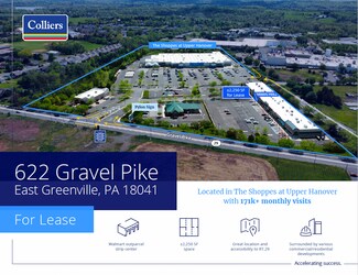 Plus de détails pour 620-632 Gravel Pike, East Greenville, PA - Vente au détail à louer