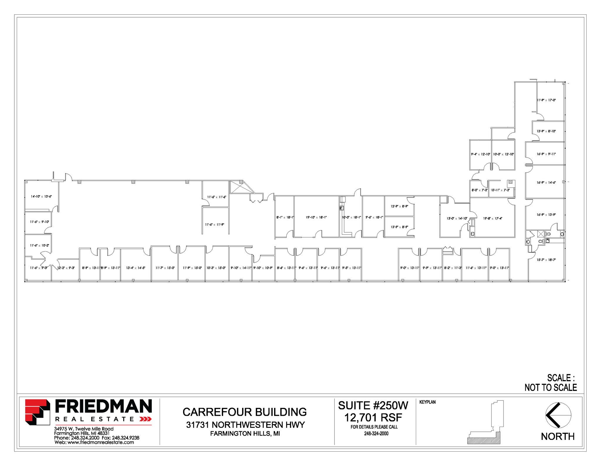 31731 Northwestern Hwy, Farmington Hills, MI à louer Plan d’étage- Image 1 de 1