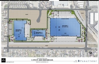 9th St & Vineyard Ave, Rancho Cucamonga, CA for lease Site Plan- Image 2 of 2