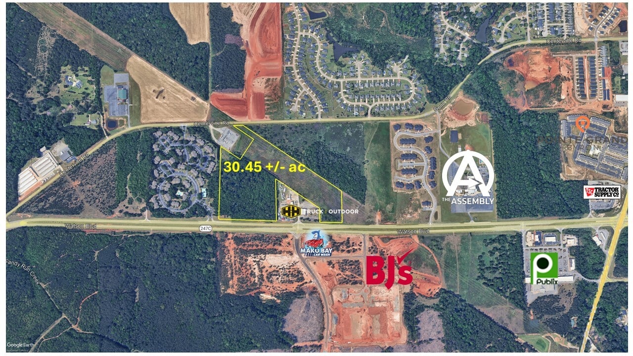 6201 Watson Boulevard, Byron, GA à vendre Aérien- Image 1 de 2