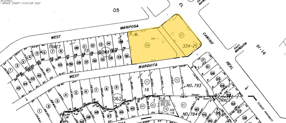 602 N El Camino Real, San Clemente, CA à vendre - Plan cadastral - Image 2 de 2