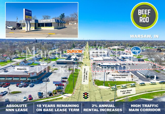 Plus de détails pour 2401 E Center St, Warsaw, IN - Commerce de détail à vendre
