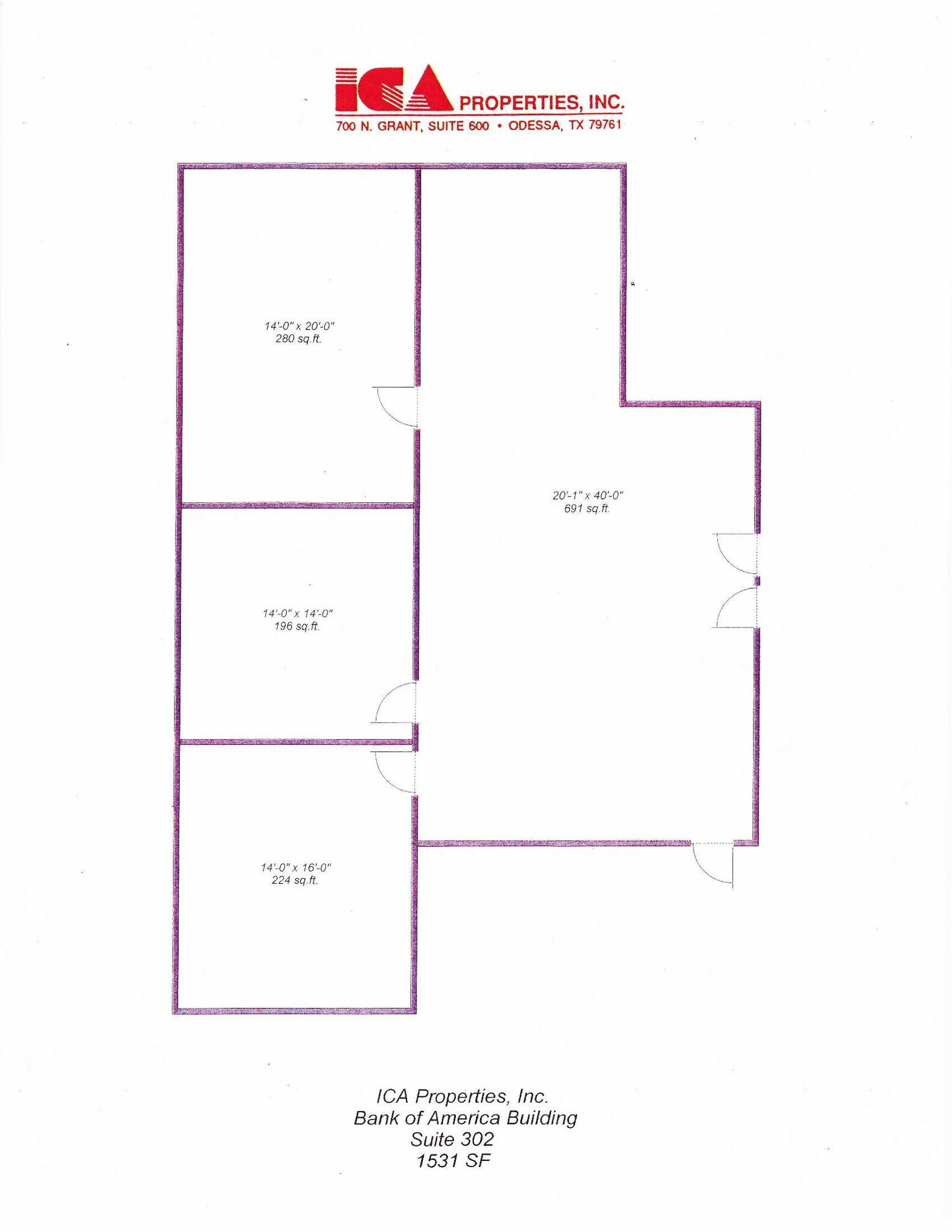 700 N Grant Ave, Odessa, TX for lease Interior Photo- Image 1 of 3