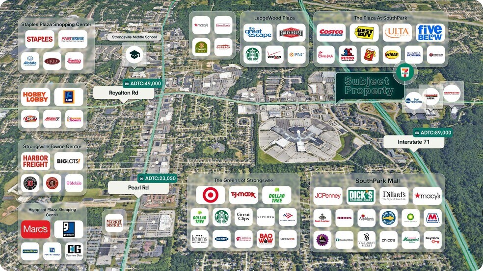 16625 Royalton Rd, Strongsville, OH à vendre - Aérien - Image 2 de 2