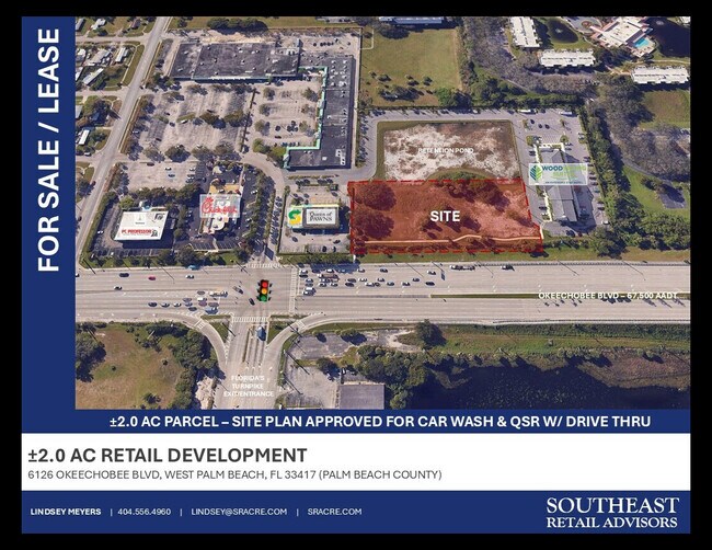 More details for 6350 Okeechobee Blvd, West Palm Beach, FL - Land for Lease
