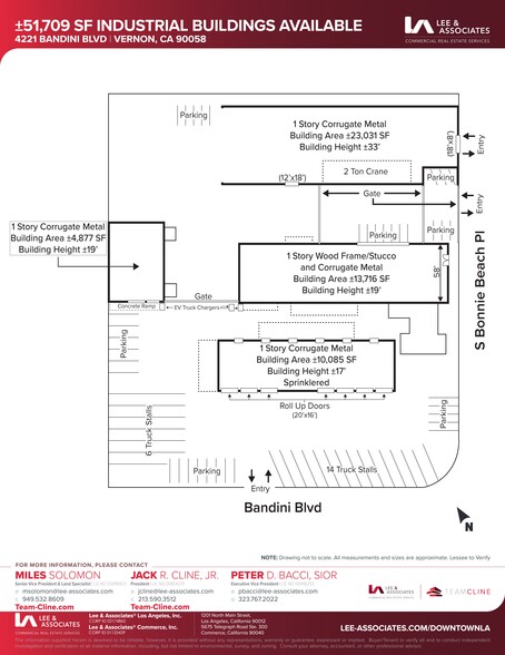 4221 Bandini Blvd, Vernon, CA à louer - Plan de site - Image 3 de 3