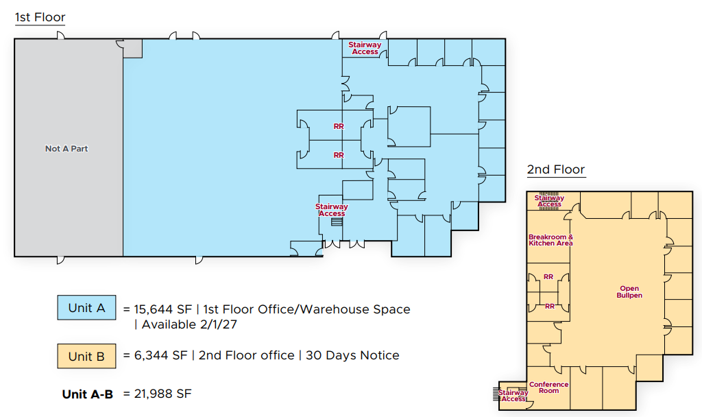 4630 North Ave, Oceanside, CA à louer Plan d’étage- Image 1 de 1