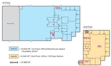 4630 North Ave, Oceanside, CA à louer Plan d’étage- Image 1 de 1