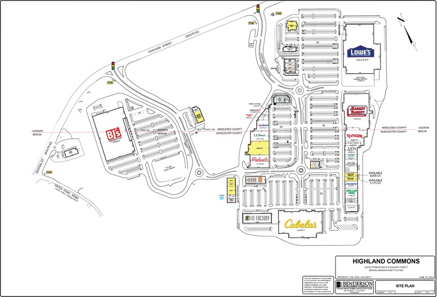 1 Highland Cmn W, Hudson, MA à louer - Plan de site - Image 3 de 23