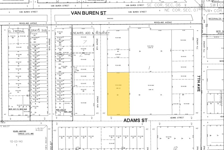 150 N 7th Ave, Phoenix, AZ à vendre - Plan cadastral - Image 2 de 4