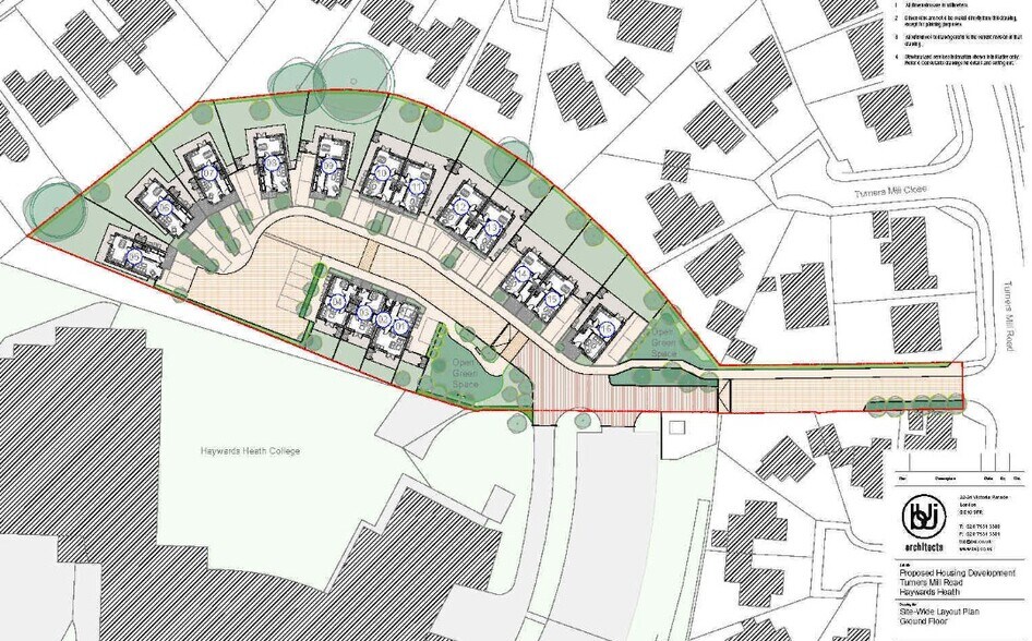 7 Penland Close, Haywards Heath à vendre - Plan de site - Image 2 de 3
