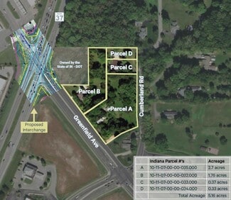 Plus de détails pour 2550 Greenfield Ave, Noblesville, IN - Terrain à vendre
