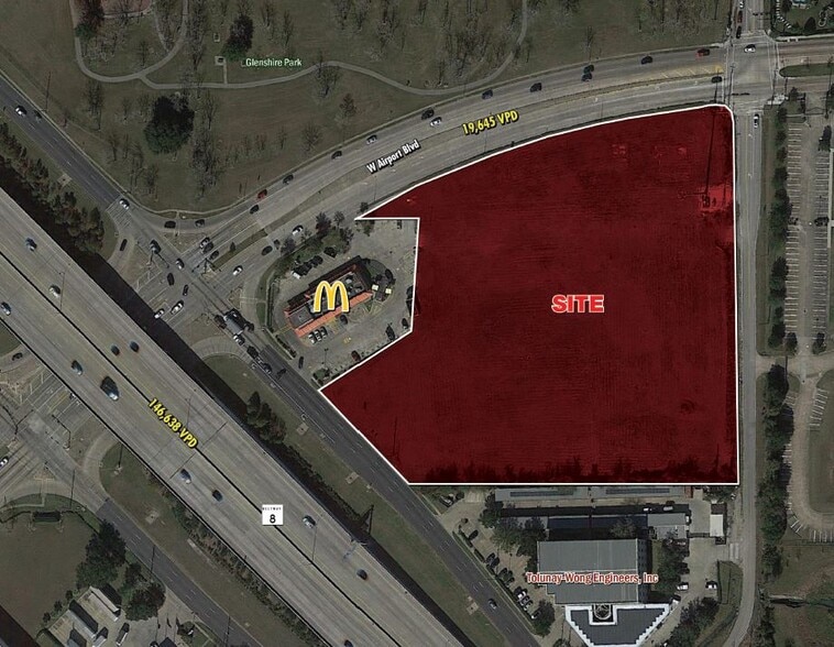 SEC Beltway 8 & W Airport Blvd, Houston, TX for lease - Aerial - Image 2 of 3