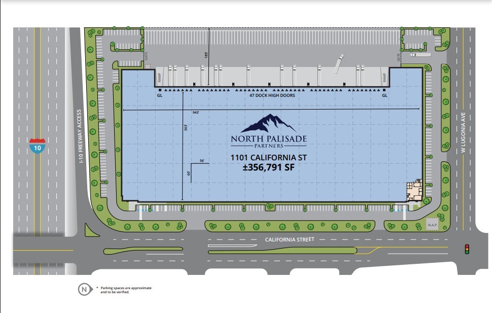 1101 California St, Redlands, CA for lease Floor Plan- Image 1 of 1