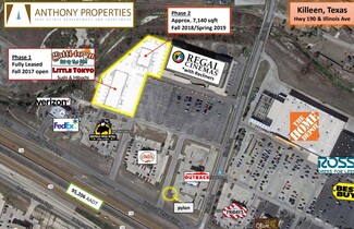 Plus de détails pour 2499 E Central Texas Expy, Killeen, TX - Vente au détail à louer