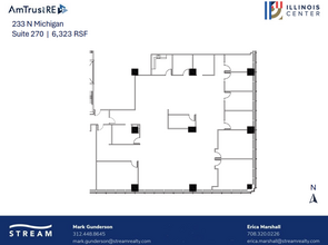 233 N Michigan Ave, Chicago, IL à louer Plan d  tage- Image 1 de 1