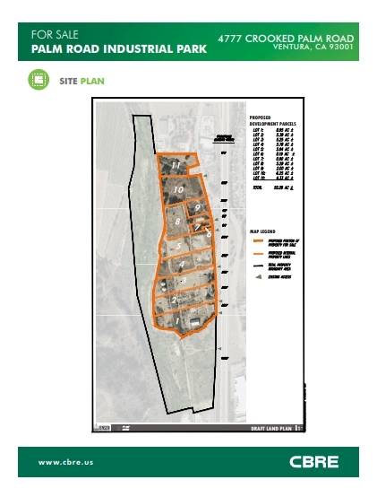 4777 Crooked Palm Rd, Ventura, CA for sale - Site Plan - Image 2 of 3