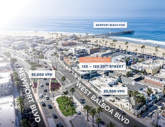 Plus de détails pour 123-125 23rd St, Newport Beach, CA - Commerce de détail à vendre