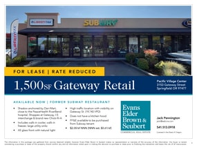 3125-3177 Gateway St, Springfield, OR à louer Photo intérieure- Image 2 de 5