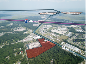 135 Belle Cutoff Rd, Brunswick, GA - aerial  map view - Image1