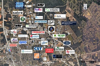 2014 Airport Rd, Conroe, TX - Aerial  map view