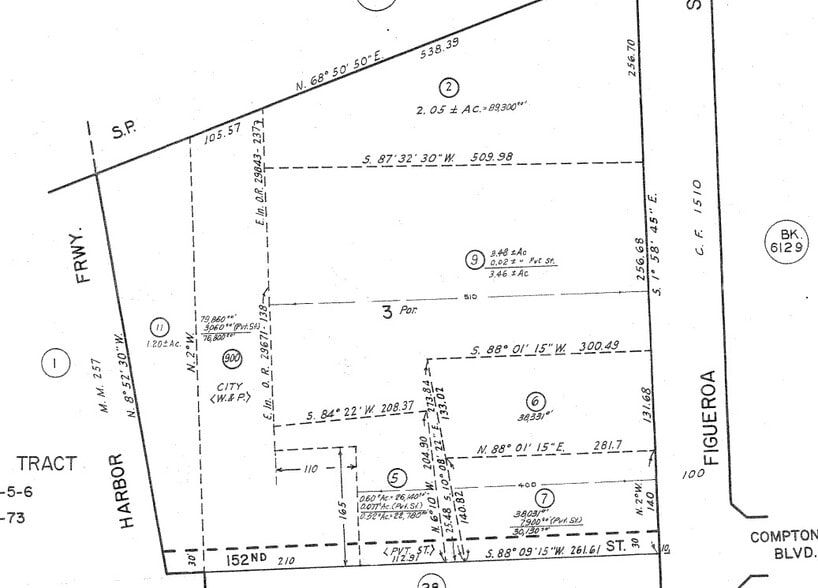 15001 S Figueroa St, Gardena, CA for lease - Plat Map - Image 3 of 26