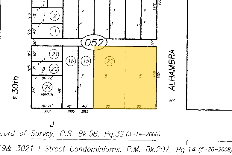 930 Alhambra Blvd, Sacramento, CA for lease Plat Map- Image 1 of 32