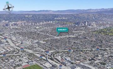 2376-2380 Westwood Blvd, Los Angeles, CA - Aérien  Vue de la carte