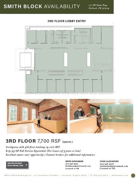 111 SW Naito Pky, Portland, OR à vendre - Photo du bâtiment - Image 2 de 8