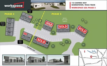 113 Cantera Way, Georgetown, TX - Aérien Vue de la carte - Image1