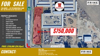 Plus de détails pour NEC Hwy 184 @ Kerrnita Rd, Bakersfield, CA - Terrain à vendre