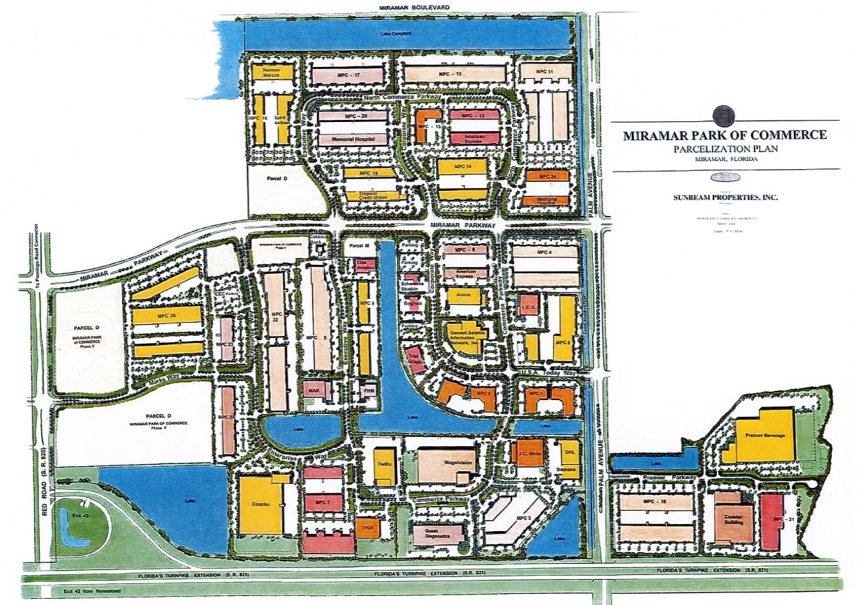 3200-3350 Executive Way, Miramar, FL for sale Site Plan- Image 1 of 1