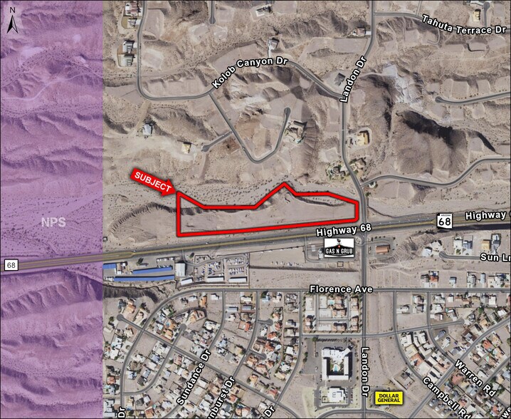 2901 Arizona Highway 68, Bullhead City, AZ à vendre - Aérien - Image 1 de 5