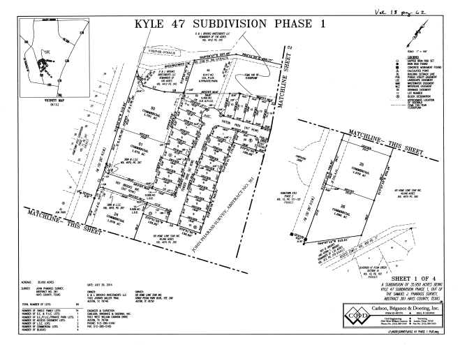 FM 150, Kyle, TX for sale - Plat Map - Image 3 of 3