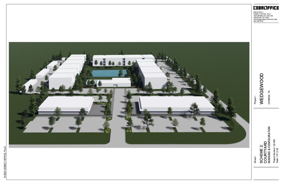 2000 FM 1488 Rd W, Magnolia, TX for lease - Site Plan - Image 1 of 2