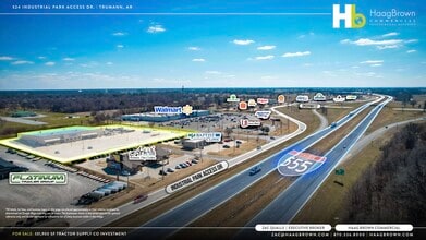 524 Industrial Park Access Rd, Trumann, AR - Aérien  Vue de la carte - Image1