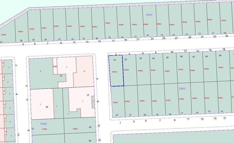 Calle Rosalía de Castro, 2, Fuente Vaqueros, Granada for sale - Site Plan - Image 2 of 2