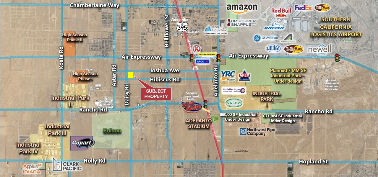 SEC Air Expy, Adelanto, CA for sale Aerial- Image 1 of 6