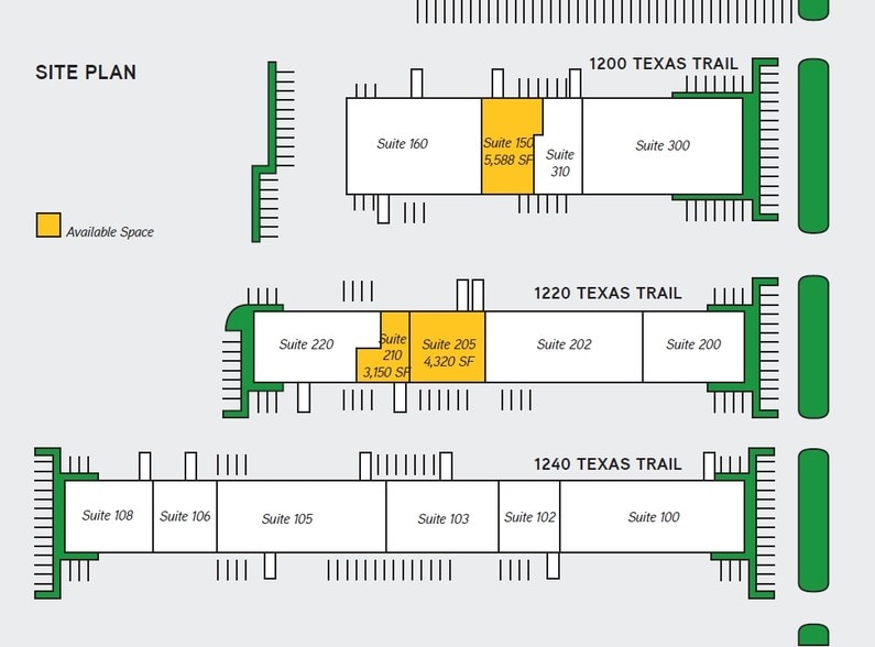 1220 Texan Trl, Grapevine, TX for lease - Site Plan - Image 2 of 4