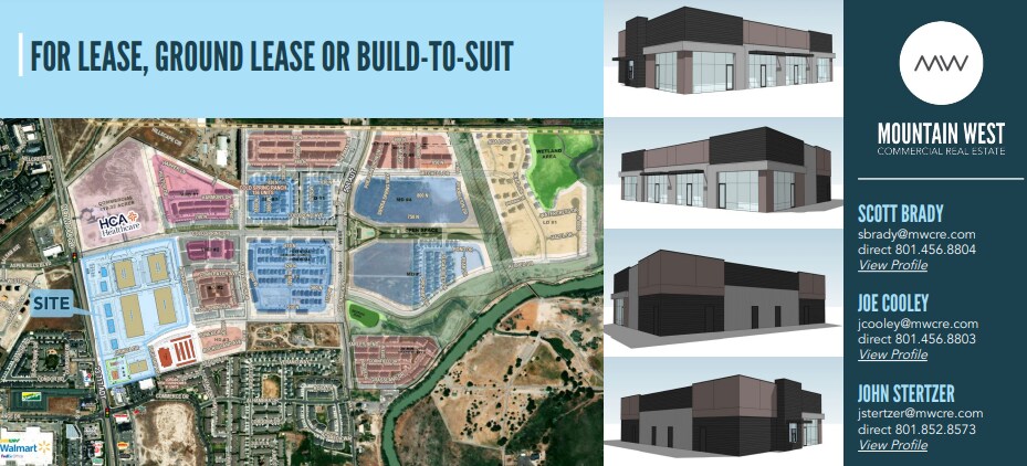 N Redwood Rd & Cold Springs Dr, Lehi, UT for lease Primary Photo- Image 1 of 2