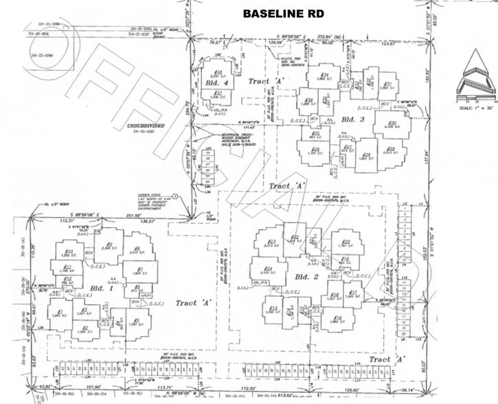 7227 E Baseline Rd, Mesa, AZ à louer - Plan cadastral - Image 2 de 15