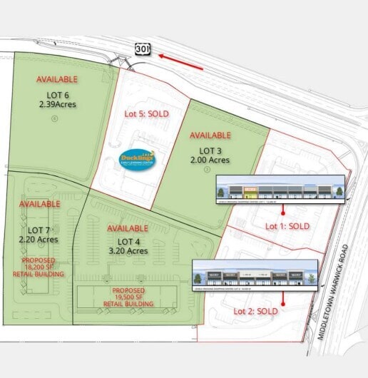 843 Middletown Warwick, Middletown, DE for sale - Building Photo - Image 2 of 7