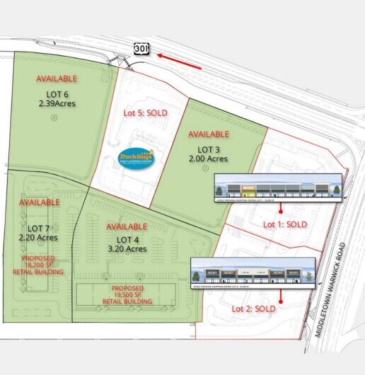 843 Middletown Warwick, Middletown, DE à vendre - Photo du bâtiment - Image 2 de 7