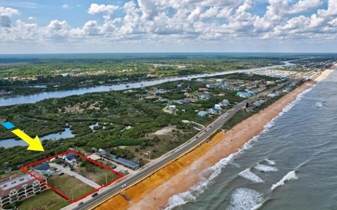 2474 N Ocean Shore Blvd, Flagler Beach, FL à vendre Aérien- Image 1 de 8