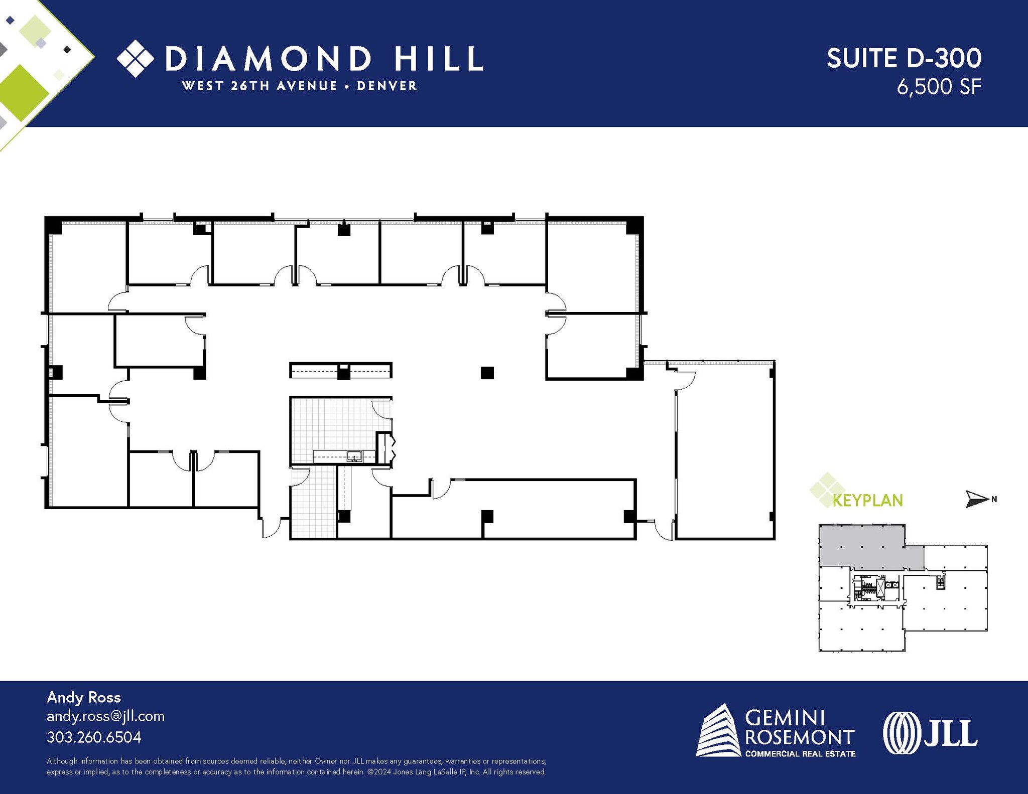 2490 W 26th Ave, Denver, CO à louer Plan d’étage- Image 1 de 2