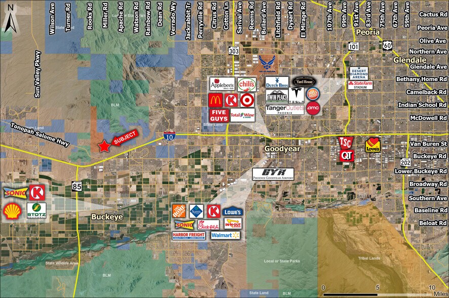 301 Miller Road Parcel B, Buckeye, AZ à vendre - Aérien - Image 2 de 4