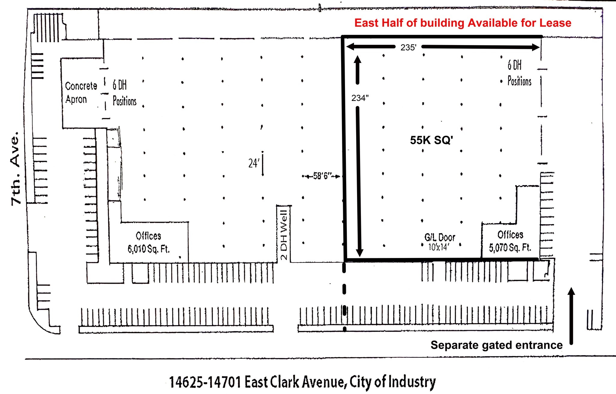 14625-14701 E Clark Ave, City of Industry, CA à louer Plan de site- Image 1 de 1