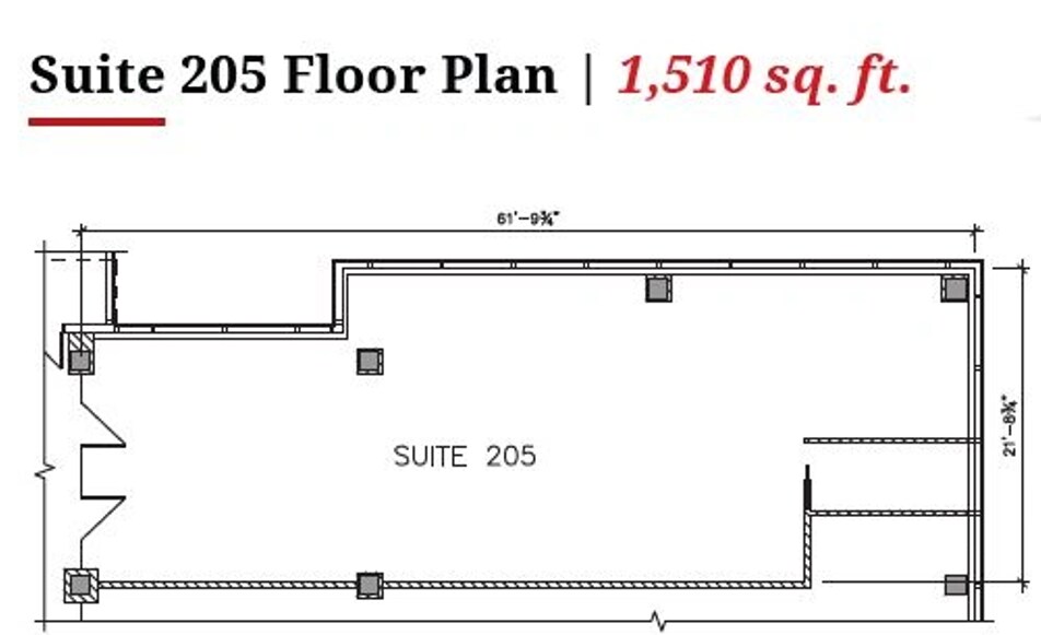 200 Graham Ave, Winnipeg, MB for lease Floor Plan- Image 1 of 1