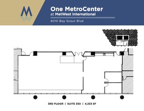 4010 W Boy Scout Blvd, Tampa, FL à louer Plan d’étage- Image 1 de 3